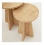 Set tavoline (2 Pc) Kalune Design Mushroom - Sapphire Oak Sapphire Oak