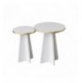 Set tavoline kafeje Kalune Design Mushroom 2 - Gold, White