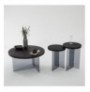 Set tavoline kafeje Kalune Design Serenity 2 - Anthracite, Dark Grey Anthracite Dark Grey