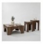 Set tavoline kafeje Kalune Design Collesium Set - Walnut Walnut