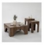 Set tavoline kafeje Kalune Design Collesium Set - Walnut Walnut