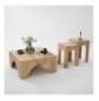 Set tavoline kafeje Kalune Design Collesium Set - Sapphire Oak Oak