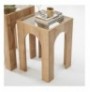 Set tavoline kafeje Kalune Design Seine Set - Sapphire Oak, Transparent Oak Transparent