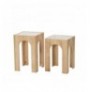 Set tavoline kafeje Kalune Design Seine Set - Sapphire Oak, Transparent Oak Transparent