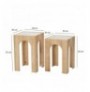 Set tavoline kafeje Kalune Design Seine Set - Sapphire Oak, Transparent Oak Transparent