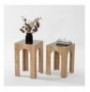 Set tavoline kafeje Kalune Design Seine Set - Dark Grey, Sapphire Oak Dark Grey Oak