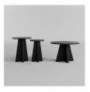 Set tavoline kafeje Kalune Design Mushroom 3 - Black Black