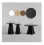 Set tavoline kafeje Kalune Design Mushroom 3 - Black Black