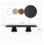 Set tavoline kafeje Kalune Design Mushroom - Black Black