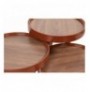 Set tavoline (3 Pc) Kalune Design Isla Walnut