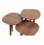 Set tavoline (3 Pc) Kalune Design Tyn Walnut