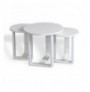 Set tavoline (3 Pc) Kalune Design Mira - White White