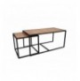 Set tavoline kafeje Kalune Design Atlantis - Walnut WalnutBlack