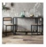 Set ( 3 Pc ) Tavoline + karrige Kalune Design Bahar Atlantic Pine Black