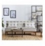 Set divan + kolltuk Atelier del Sofa Fuoco-TKM05-1005 Cream