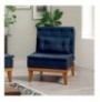 Set divan + kolltuk Atelier del Sofa Fuoco-TKM06-1048 Dark Blue