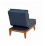 Set divan + kolltuk Atelier del Sofa Fuoco-TKM06-1048 Dark Blue