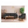 Set divan + kolltuk Atelier del Sofa Hera Set - Anthracite Anthracite