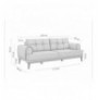 Set ( 3 Pc ) Divan + kolltuk Atelier del Sofa Vina Set - Anthracite, Atlantic Pine Anthracite Atlantic Pine