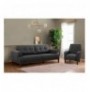 Set ( 3 Pc ) Divan + kolltuk Atelier del Sofa Vina Set - Anthracite, Walnut Anthracite Walnut