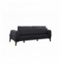 Set ( 3 Pc ) Divan + kolltuk Atelier del Sofa Vina Set - Anthracite, Walnut Anthracite Walnut