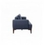 Set ( 3 Pc ) Divan + kolltuk Atelier del Sofa Vina Set - Dark Blue, Walnut Dark Blue Walnut