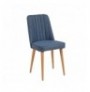 Set ( 6 Pc ) Tavoline + karrige Kalune Design Costa 1048 - 2 AB Atlantic Pine Navy Blue