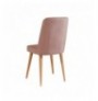 Set ( 5 Pc ) Tavoline + karrige Kalune Design Costa White Atlantice-Stone Atlantic Pine White Stone