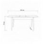 Set 4 Pc Tavoline ngrenie me hapje + Karrige Kalune Design Vina 1053 - 3 - Anthracite, Atlantic Atlantic Pine Anthracite