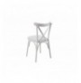 Set ( 4 Pc ) Tavoline + karrige Kalune Design Oliver 28 White