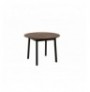 Set 5 Pc Tavoline ngrenie me hapje + Karrige Kalune Design Oliver - Black, Walnut