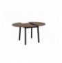 Set 5 Pc Tavoline ngrenie me hapje + Karrige Kalune Design Oliver - Black, Walnut