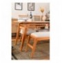 Set ( 4 Pc ) Tavoline + karrige Kalune Design Palace (2S-1B) Oak Cream
