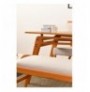 Set ( 4 Pc ) Tavoline + karrige Kalune Design Palace (2S-1B) Oak Cream