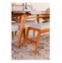 Set ( 4 Pc ) Tavoline + karrige Kalune Design Palace (2S-2B) Oak Cream