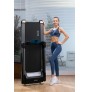 Electric treadmill, home OVICX Q2S PLUS bluetooth&app, 1-14km (black)