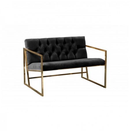 Divan 2-vendesh Atelier del Sofa Oslo Gold - Black Black