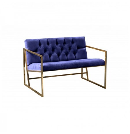 Divan 2-vendesh Atelier del Sofa Oslo Gold - Dark Blue Dark Blue