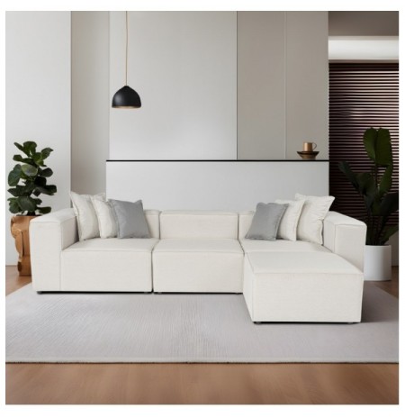 Divan kendor Atelier del Sofa Frida 4 - Ecru Ecru