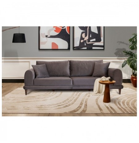 Divan 3-vendesh Atelier del Sofa Nero - NQ6-160 Dark Grey