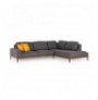 Divan kendor Atelier del Sofa Secret Right - Anthracite Anthracite