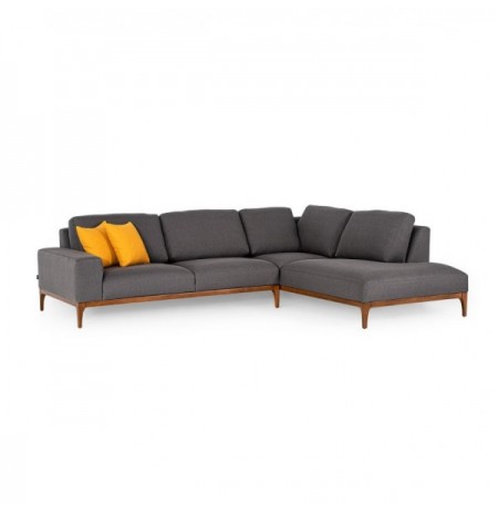 Divan kendor Atelier del Sofa Secret Right - Anthracite Anthracite