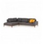 Divan kendor Atelier del Sofa Secret Left - Anthracite Anthracite