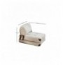 Divan Atelier del Sofa Fold Teddy - Cream Cream