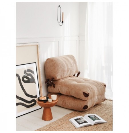 Divan Atelier del Sofa Fold Kadife - Camel Camel