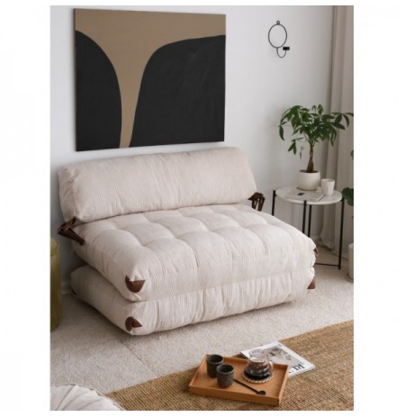 Divan 2-vendesh Atelier del Sofa Fold Kadife 2 - White White
