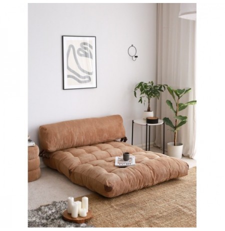 Divan 2-vendesh Atelier del Sofa Fold Kadife 2 - Camel