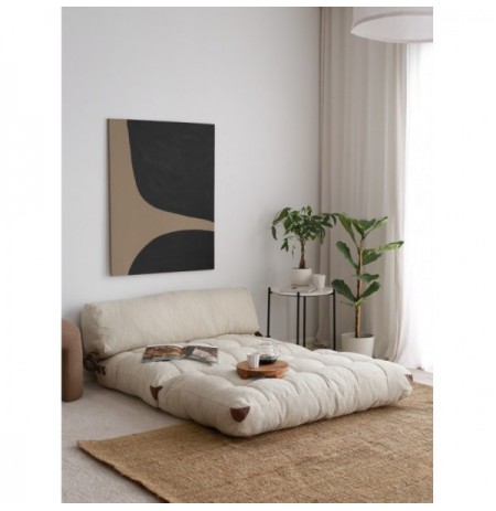 Divan 2-vendesh Atelier del Sofa Fold Teddy 2 - Cream Cream