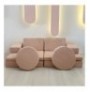 Divan 2-vendesh Atelier del Sofa Puzzle - Pink Pink