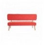 Divan 2-vendesh Atelier del Sofa Westwood Loveseat - Tile Red